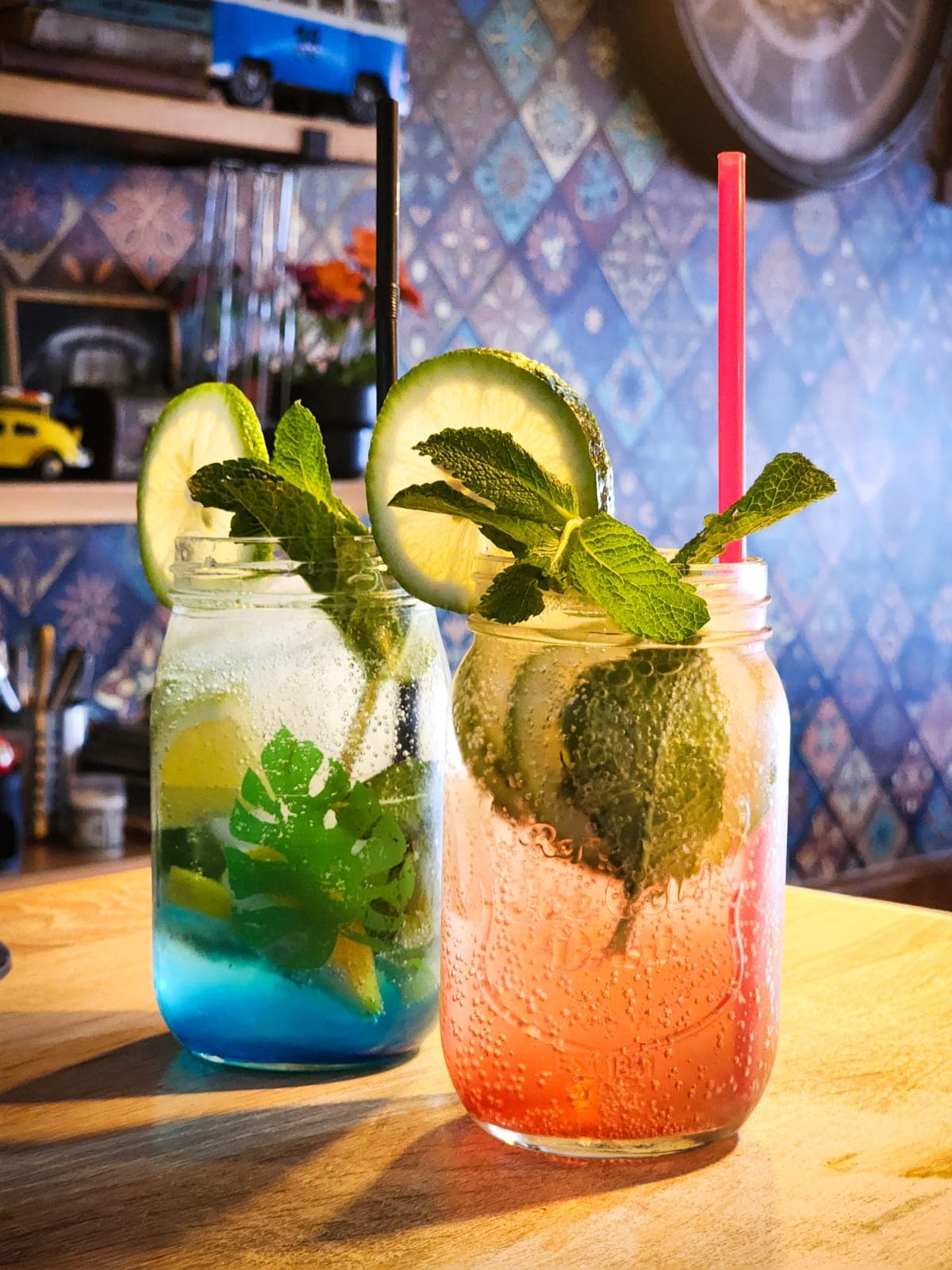 Mojitos maison, menthe fraîche et citron vert